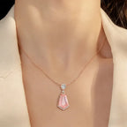 Collier en Cristal Naturel Larme d'Amour