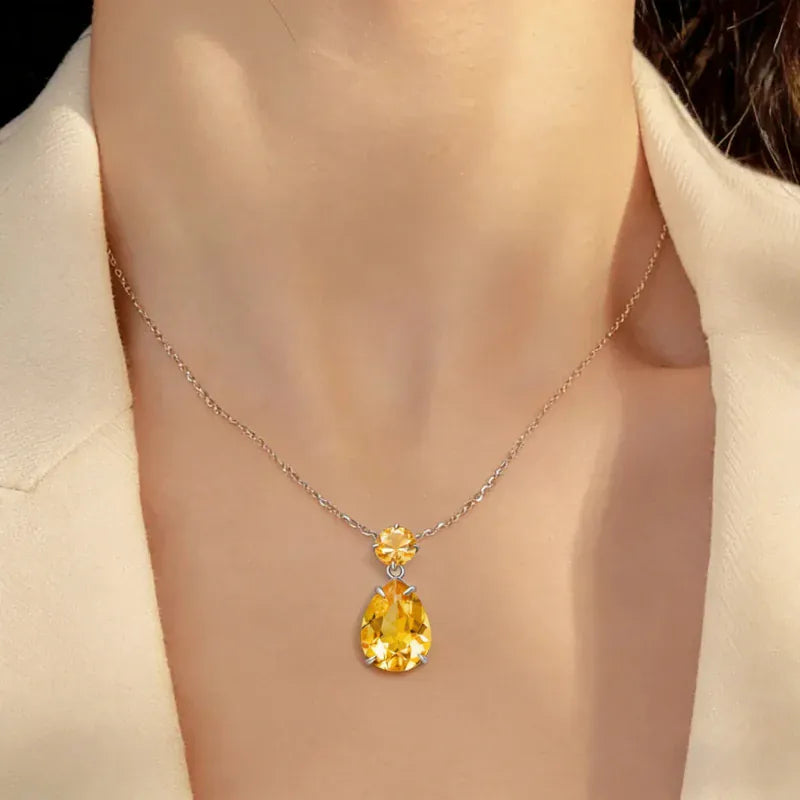 Shining Self Natural Crystal Necklace