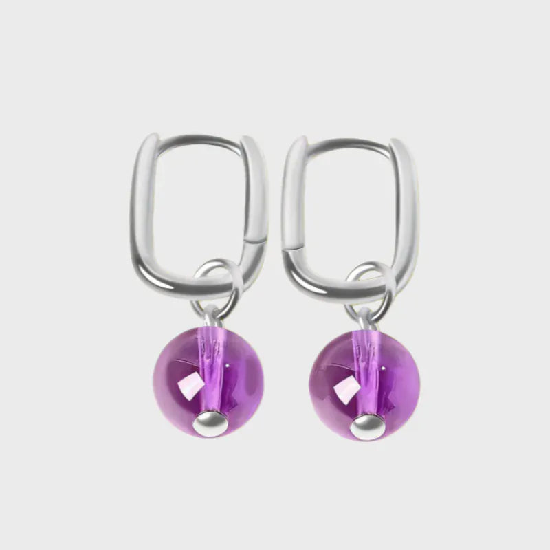 Natural Crystal Vigil Calm Earrings