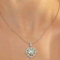 Ethereal Frost Natural Crystal Necklace — Boost Prosperity & New Opportunities