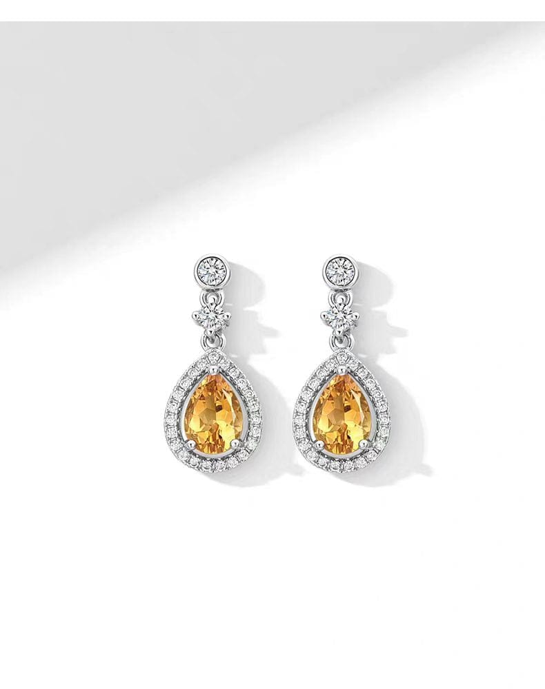 Natural Crystal Zara Radiance Earrings