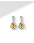 Boucles d'oreilles Zara Radiance en cristal naturel
