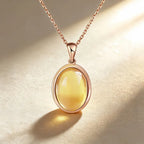Collier en cristal naturel Golden Energy