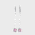 Boucles d'oreilles Calysta transparentes naturelles