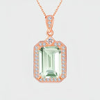 Collier en cristal naturel Éclat d'émeraude