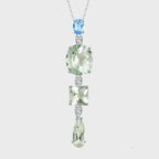 Collier Prism Drop en cristal naturel