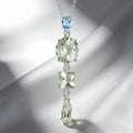 Collier Prism Drop en cristal naturel
