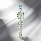 Collier Prism Drop en cristal naturel