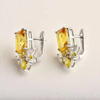 Boucles d'oreilles en cristal naturel Zorvath