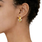 Boucles d'oreilles en cristal naturel Zorvath