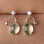 Boucles d'oreilles en cristal naturel Veridia
