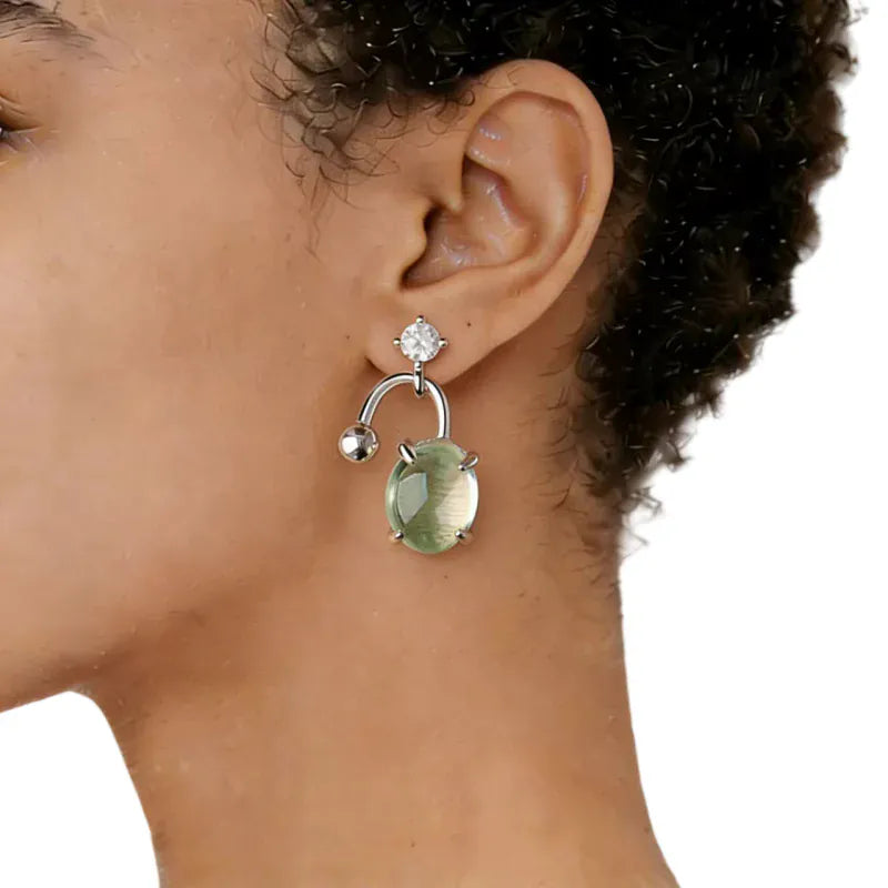 Veridia Natural Crystal Earrings