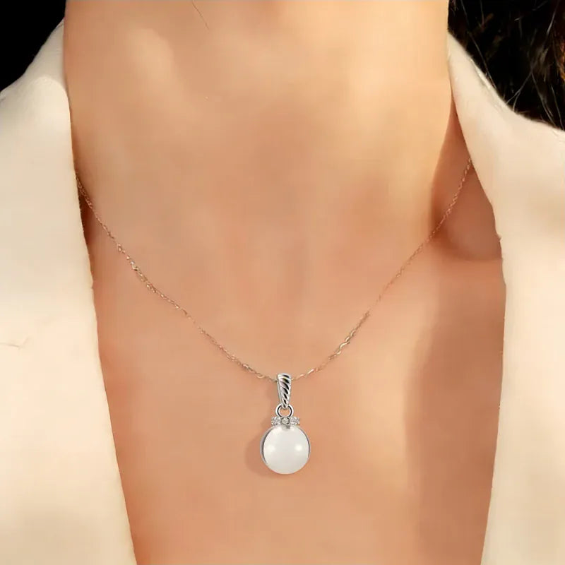 Moon Whisper Natural Crystal  Necklace