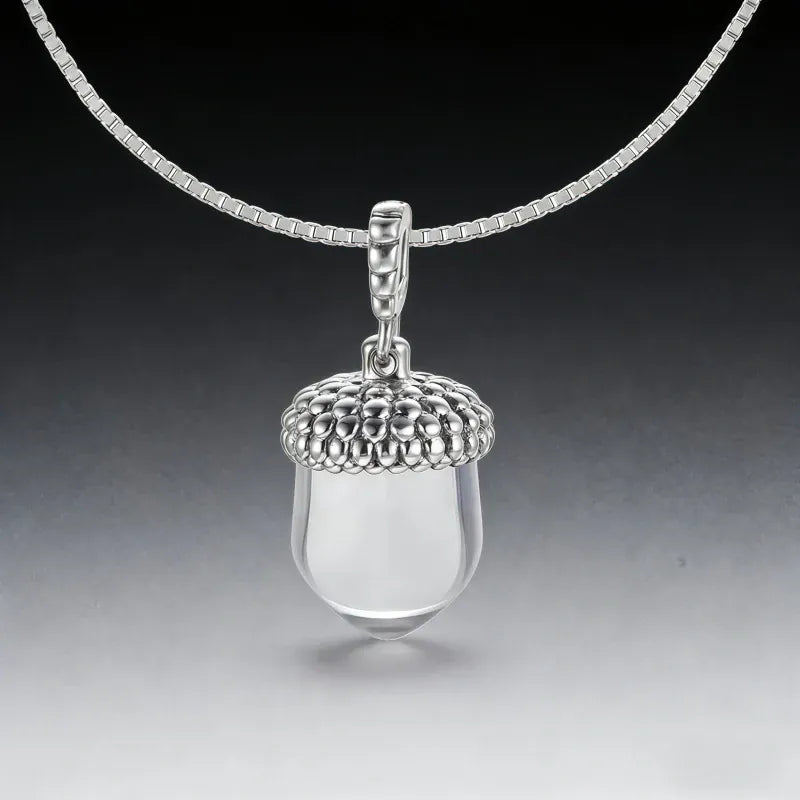 Radiant Glow Natural Crystal Necklace