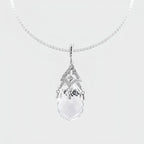 Collier Fleur de Neige en Cristal Naturel
