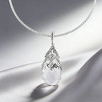 Collier Fleur de Neige en Cristal Naturel