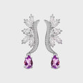 Boucles d'oreilles Calista Guard en cristal naturel