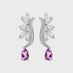 Boucles d'oreilles Calista Guard en cristal naturel