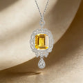 Collier en cristal naturel Golden Harvest