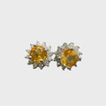 Boucles d'oreilles Solara en cristal naturel