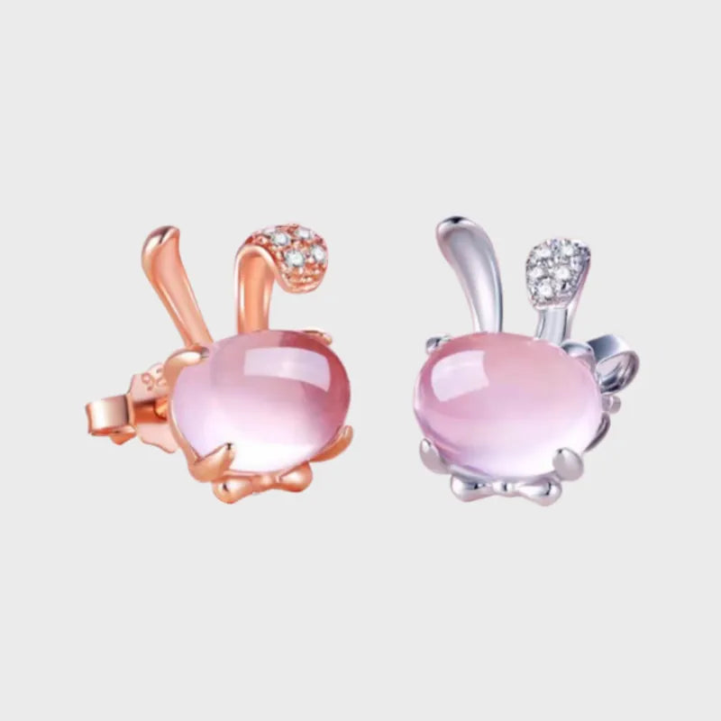 Bunny Solace Natural Crystal Earrings