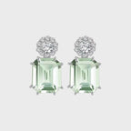 Boucles d'oreilles en cristal naturel Serene Glow