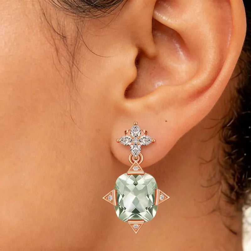 Pure Thrive Natural Crystal Earrings