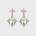 Boucles d'oreilles en cristal naturel Pure Thrive
