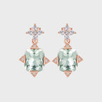 Boucles d'oreilles en cristal naturel Pure Thrive