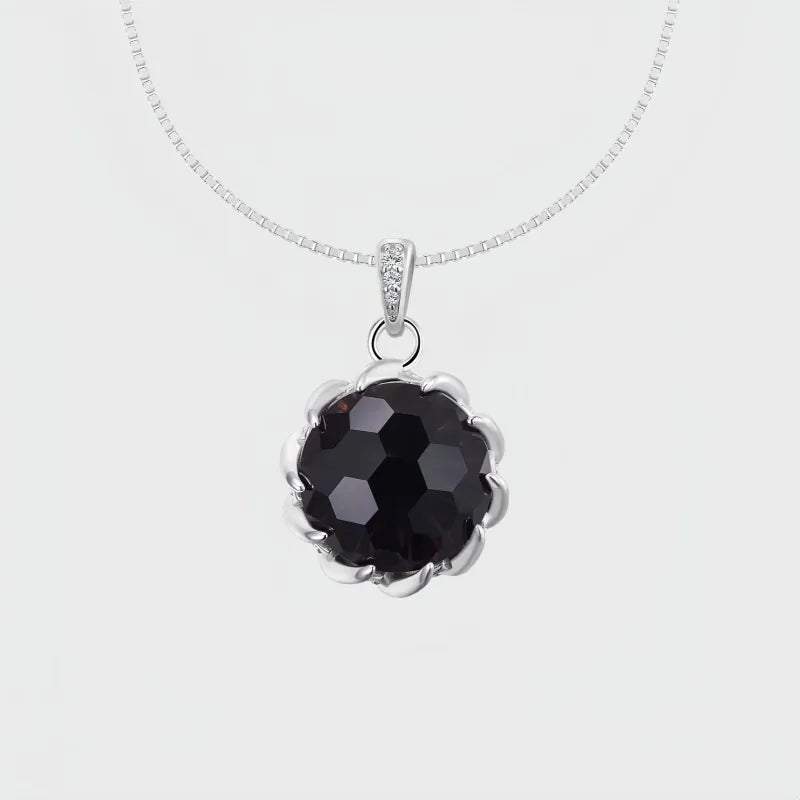 Ember Calm Natural Crystal Necklace