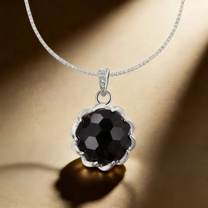Ember Calm Natural Crystal Necklace
