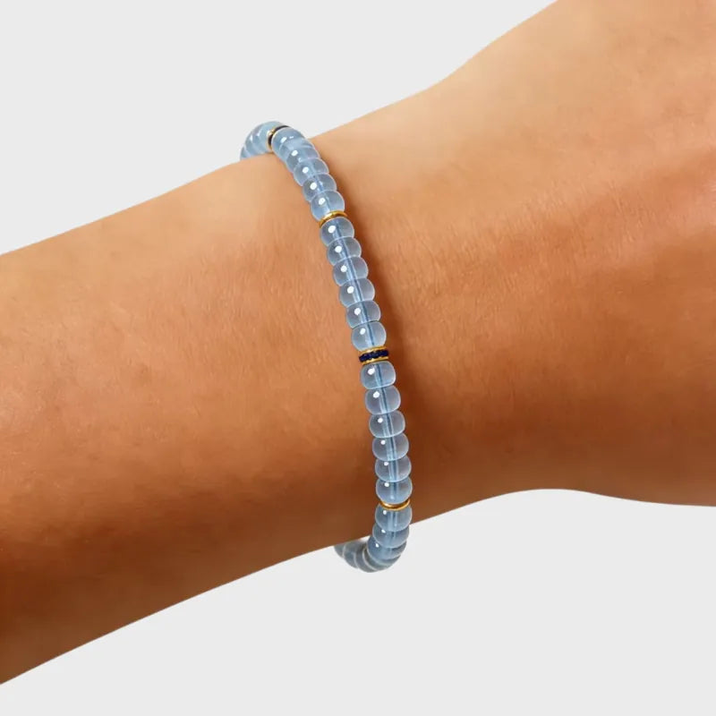 Lunar Pure Natural Aquamarine Bracelet