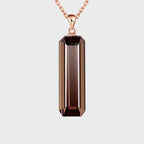 Collier en cristal naturel amour éternel