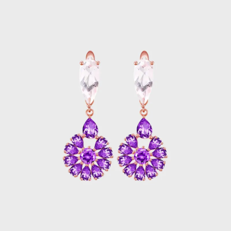 Stilla Vigil Natural Crystal Earrings