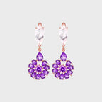 Boucles d'oreilles en cristal naturel Stilla Vigil
