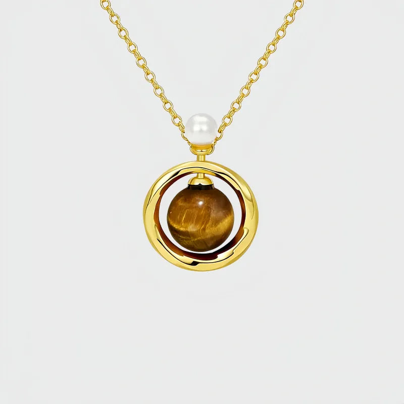 Eternal Dream Natural Tiger Eye Stone Necklace