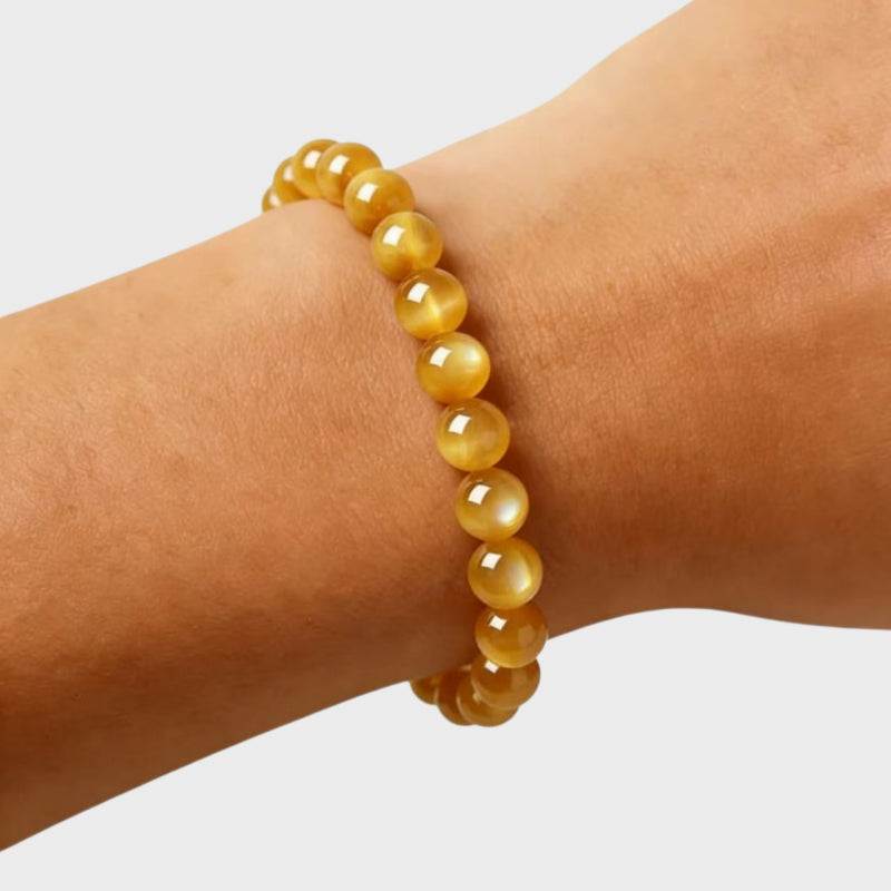 Natural Imperial Tiger Eye Bracelet for Protection