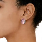 Pure Love Natural Crystal Earrings