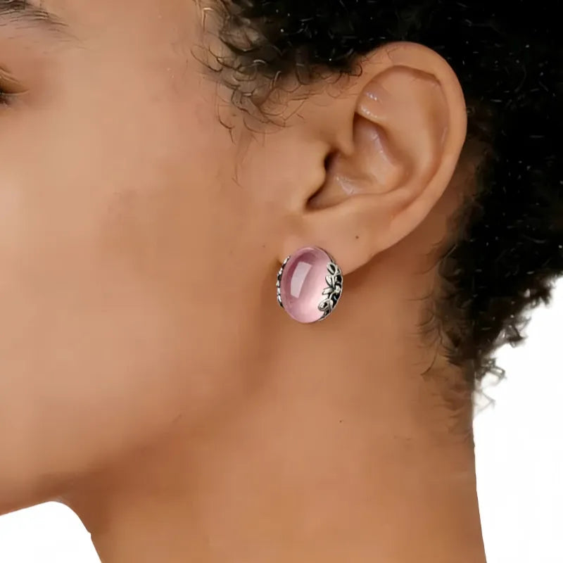 Pure Love Natural Crystal Earrings