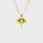 Collier Lotus Perles d'Eau Douce – Cadeau Attentionné pour Maman et Aînée