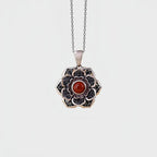 Collier Lotus Flamme