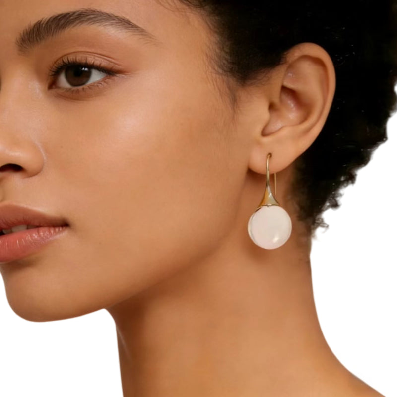 Joyful Genesis Natural Crystal Earrings