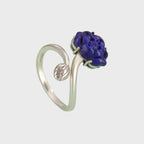 Bague Lotus - S'élever au-dessus de la négativité