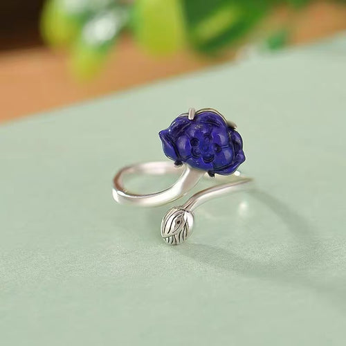 Bague Lotus - S'élever au-dessus de la négativité