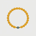 Bracelet Cloisonné Lotus Pur Ambre Naturel