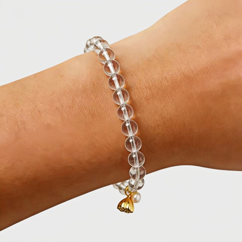 Lotus Radiant Rebirth Natural Crystal Bracelet