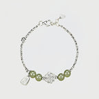Bracelet Lotus Lumière Intérieure en Jade Naturel du Hetian
