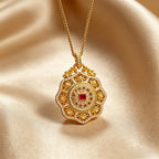 Collier Lotus Cœur pour Bénédictions
