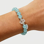 Bracelet en aigue-marine naturelle Thalassa Protection