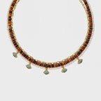 Lagoon Pearl Warding Evil Eye Necklace